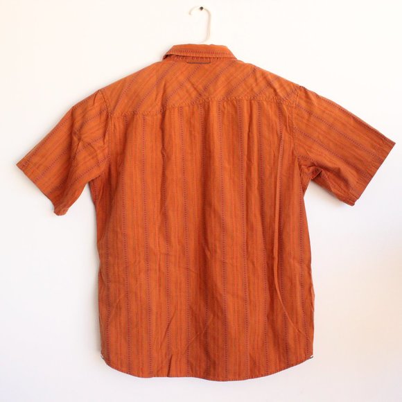 REI Short Sleeve Button Down Hiking Shirt Mens L - Picture 8 of 9
